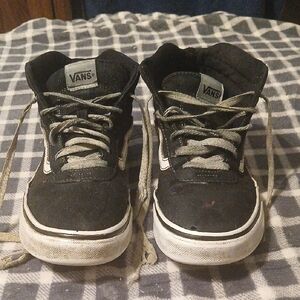 Vans HIgh Tops Black and Gray Sneakers
